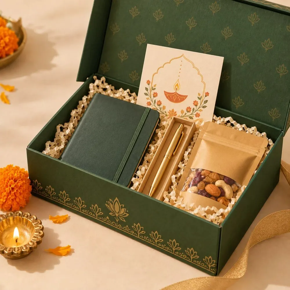 Emerald Desk Diwali box